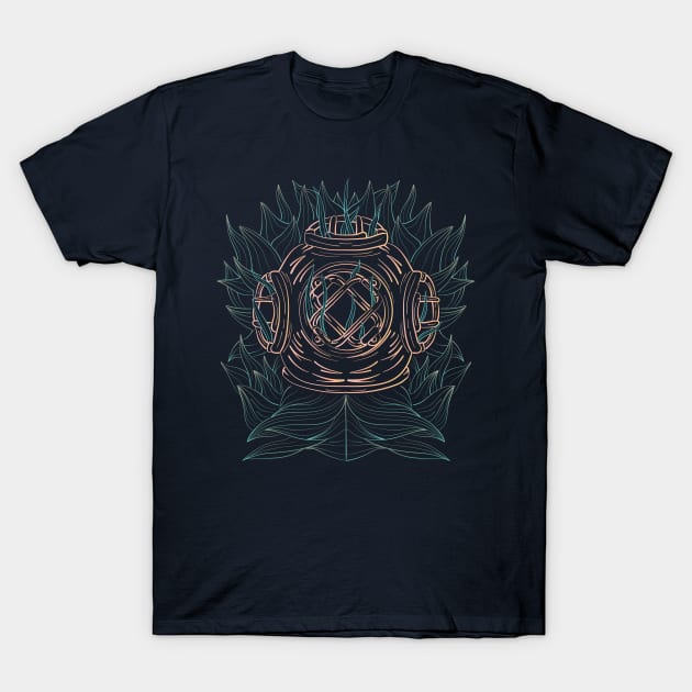 Lost in the Deep Blue Sea T-Shirt by PixelSamuel